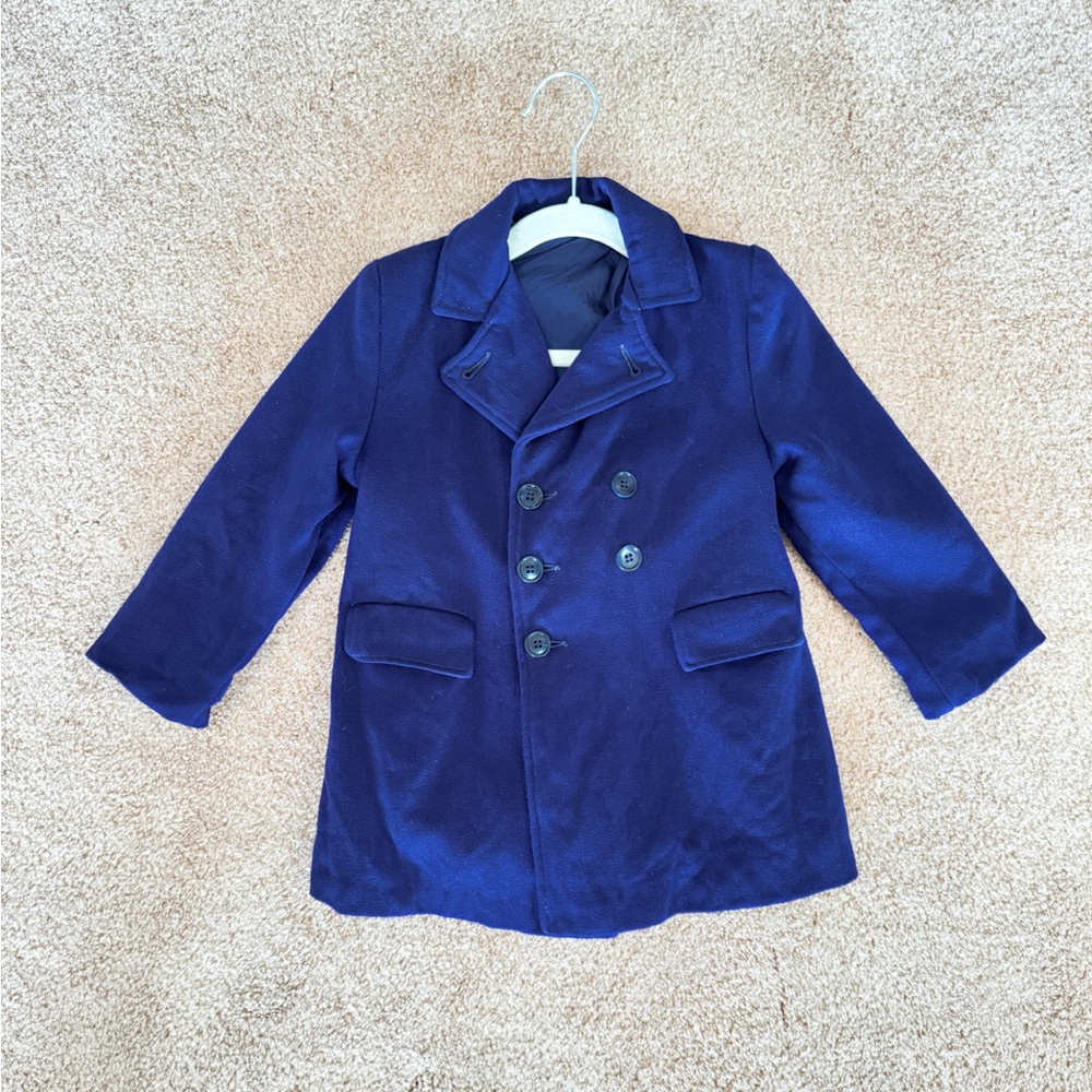 ❌DONATED❌ Vintage Handmade Navy Pea Coat